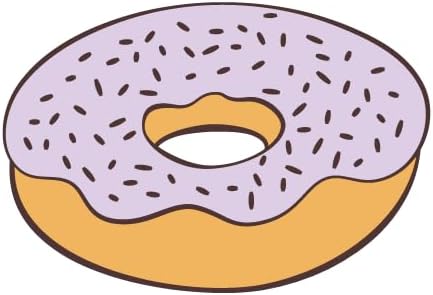 Inspirational Quote Donut with Breakfast Motivational Sticker Vinyl Decal Motivation Stickers- 5" Vinyl Sticker Waterproof