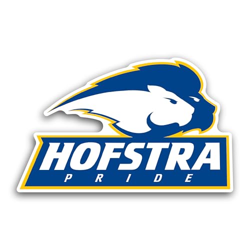 2 (Pieces) 3" and 5" H0fstra Pride Sticker, Waterproof Vinyl Decals for Many Purpose Like Cars, Truc