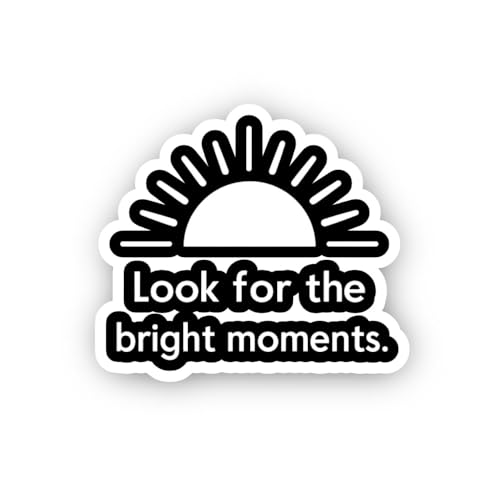 2 (Pieces) 3" and 5" Think More Sticker, Waterproof Vinyl Decals for Many Purpose Like Cars, Trucks,