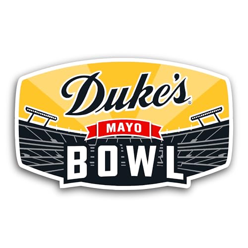 2 (Pieces) 3" and 5" Duke's May0 Bowl Sticker, Waterproof Vinyl Decals for Many Purpose Like Cars, T