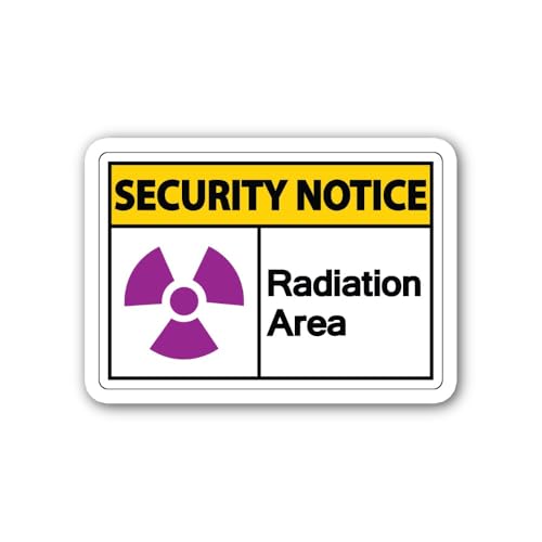 2 (Pieces) 3" and 5" Security Notice Sign Sticker, Waterproof Vinyl Decals for Many Purpose Like Car