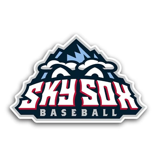 2 (Pieces) 3" and 5" C0lorado Springs Sky Sox Sticker, Waterproof Vinyl Decals for Many Purpose Like