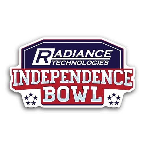 2 (Pieces) 3" and 5" Independence B0wl Sticker, Waterproof Vinyl Decals for Many Purpose Like Cars,