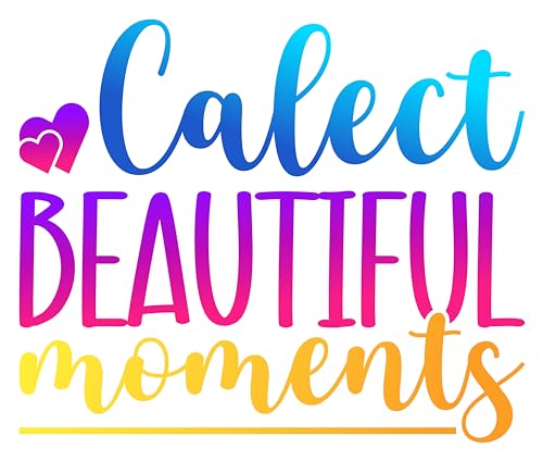 Inspirational Quote Heart Shape with Fingers Motivational Sticker Vinyl Decal Motivation Stickers- C