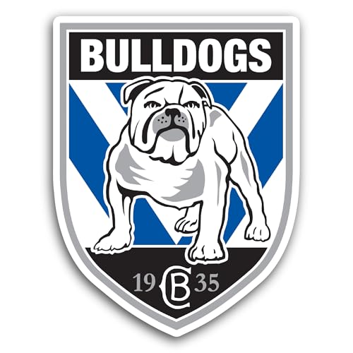 2 (Pieces) 3" and 5" Canterbury Bulld0gs Sticker, Waterproof Vinyl Decals for Many Purpose Like Cars