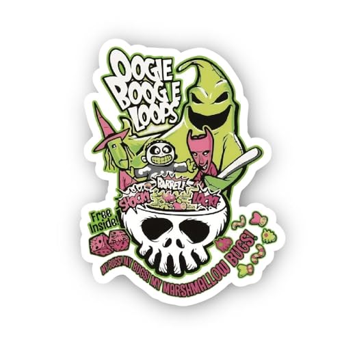 2 (Pieces) 3" and 5" Made in Japan Barcode Monster Sticker, Waterproof Vinyl Decals for Many Purpose