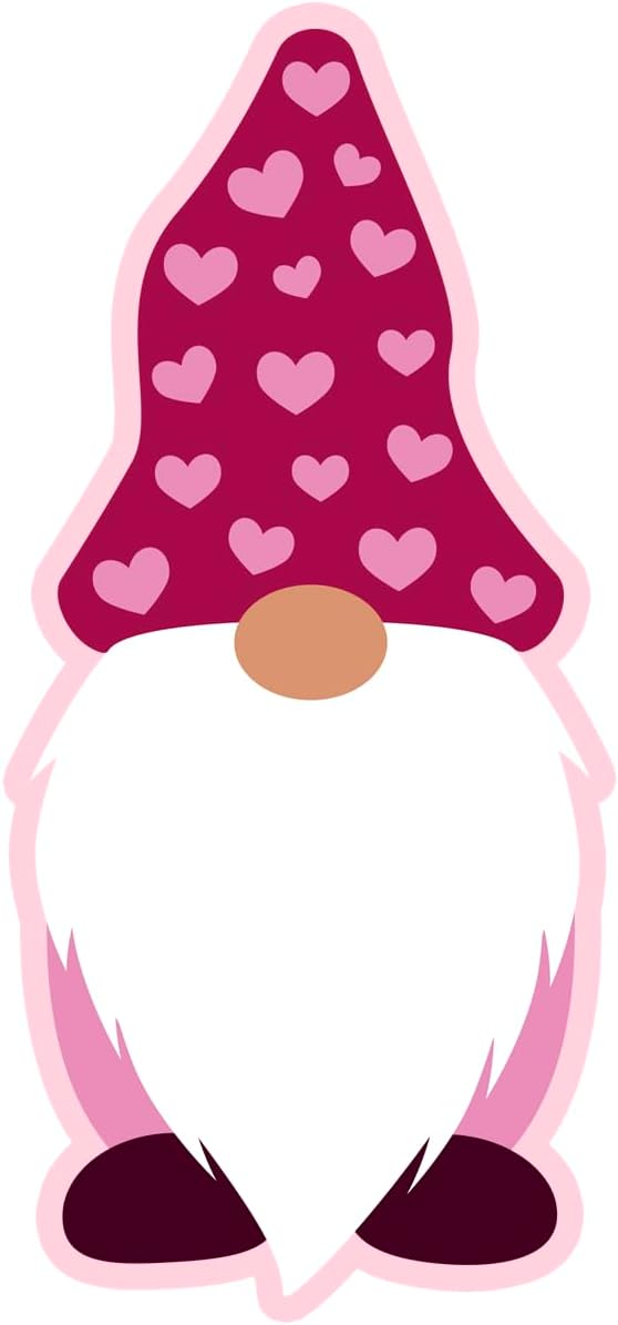Inspirational Quote Pink Gnome Great Gift Motivational Sticker Vinyl Decal Motivation Stickers- 5" Vinyl Sticker Waterproof