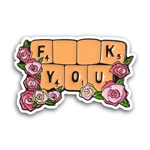 2 (Pieces) 3" and 5" Keyboard Keys with Flowers Sticker, Waterproof Vinyl Decals for Many Purpose Li