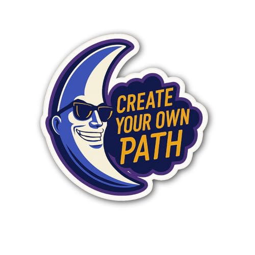 2 (Pieces) 3" and 5" Growth in Progress Sticker, Waterproof Vinyl Decals for Many Purpose Like Cars,