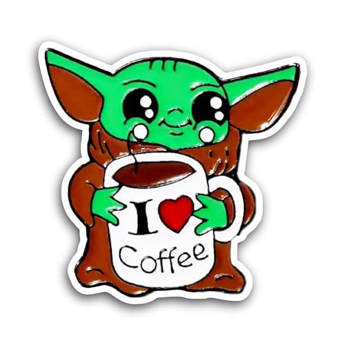 2 (Pieces) 3" and 5" I Love Coffee Sticker, Waterproof Vinyl Decals for Many Purpose Like Cars, Truc