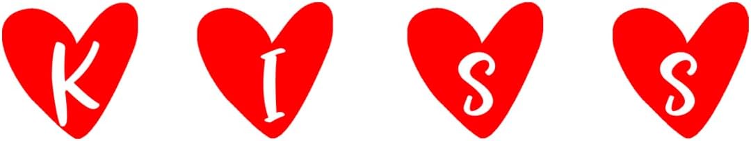 Inspirational Quote Kiss Motivational Sticker Vinyl Decal Motivation Stickers- 5" Vinyl Sticker Waterproof