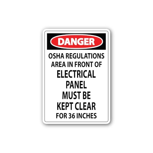 2 (Pieces) 3" and 5" Important Safety Requirement Sign Sticker, Waterproof Vinyl Decals for Many Pur