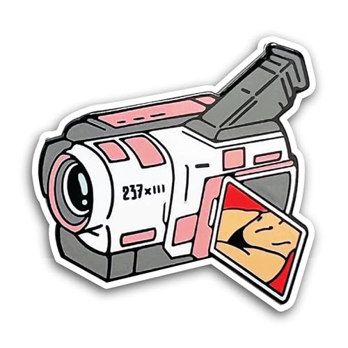2 (Pieces) 3" and 5" Video Camera Sticker, Waterproof Vinyl Decals for Many Purpose Like Cars, Truck