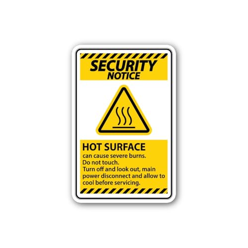 2 (Pieces) 3" and 5" Safety guidelines Sticker, Waterproof Vinyl Decals for Many Purpose Like Cars,