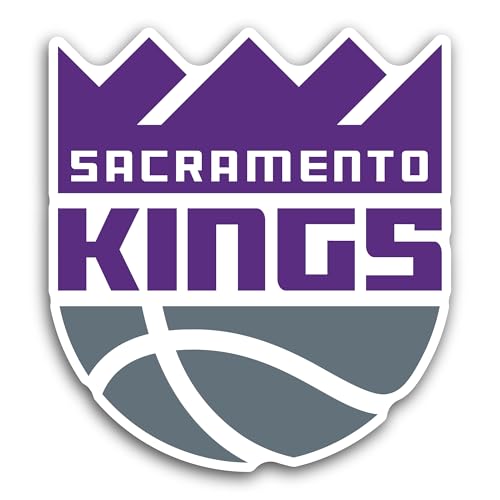2 (Pieces) 3" and 5" S@cramento Kings Decal Sticker, Waterproof Vinyl Decals for Many Purpose Like C