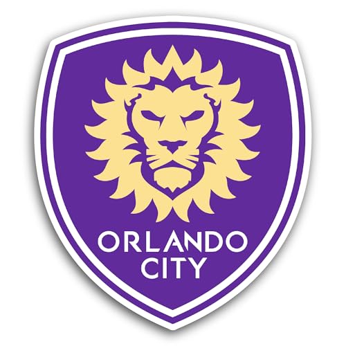 2 (Pieces) 3" and 5" Orland0 City Sticker, Waterproof Vinyl Decals for Many Purpose Like Cars, Truck
