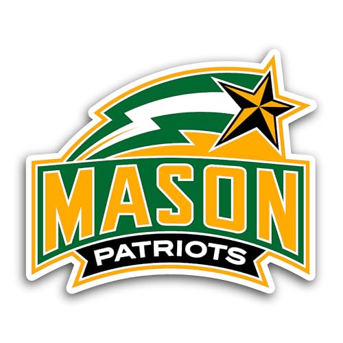 2 (Pieces) 3" and 5" Mason Patri0ts Sticker, Waterproof Vinyl Decals for Many Purpose Like Cars, Tru