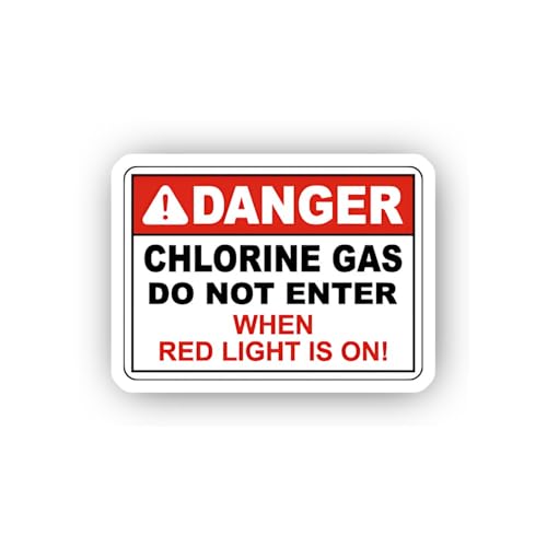 2 (Pieces) 3" and 5" Restricted Entry Red Light Warning Plate Sticker, Waterproof Vinyl Decals for M