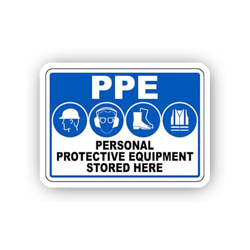 2 (Pieces) 3" and 5" Equipment Storage Location Marker Sticker, Waterproof Vinyl Decals for Many Pur