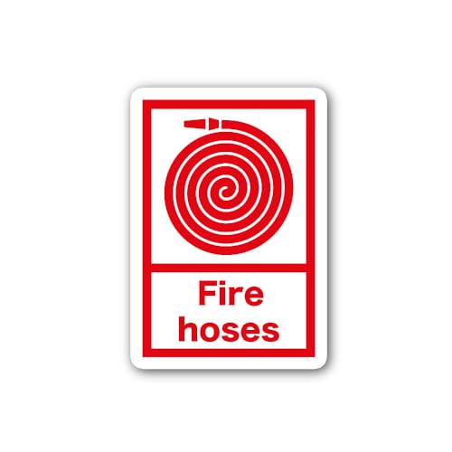 2 (Pieces) 3" and 5" Hose Reel Location Sticker, Waterproof Vinyl Decals for Many Purpose Like Cars,