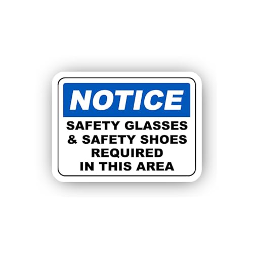 2 (Pieces) 3" and 5" Dual Personal Protection Notice Sticker, Waterproof Vinyl Decals for Many Purpo