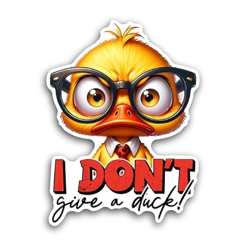 2 (Pieces) 3" and 5" I Don't Sticker, Waterproof Vinyl Decals for Many Purpose Like Cars, Trucks, La