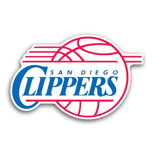 2 (Pieces) 3" and 5" S@n Diego Cl1ppers Decal Sticker, Waterproof Vinyl Decals for Many Purpose Like