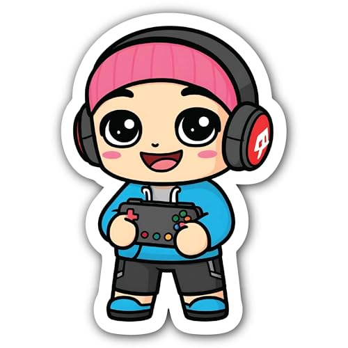 2 (Pieces) 3" and 5" Game Box Sticker, Waterproof Vinyl Decals for Many Purpose Like Cars, Trucks, L
