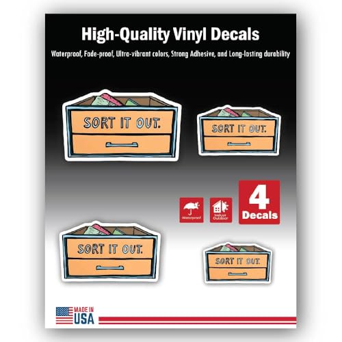 2 (Pieces) 3" and 5" Stickers n Decals Authentic of - Motivational Sticker Vinyl Decal Sticker, Wate