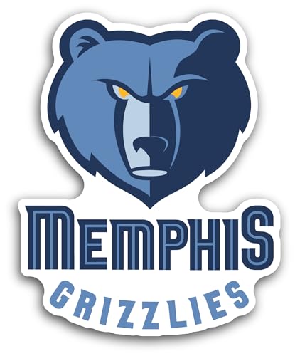 2 (Pieces) 3" and 5" M3mphis Gr1zzlies Decal Sticker, Waterproof Vinyl Decals for Many Purpose Like