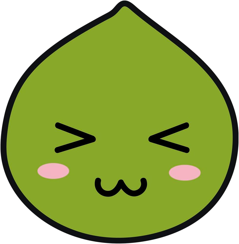 Inspirational Quote Wasabi Character Design Motivational Sticker Vinyl Decal Motivation Stickers- 5" Vinyl Sticker Waterproof