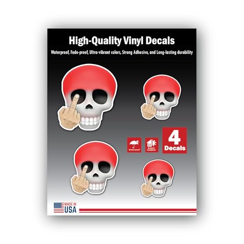 2 (Pieces) 3" and 5" Stickers n Decals Wake Up Crush It - Motivational Sticker Vinyl Decal Sticker,