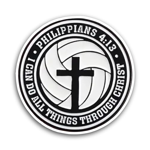 2 (Pieces) 3" and 5" I Can Do All Things Sticker, Waterproof Vinyl Decals for Many Purpose Like Cars