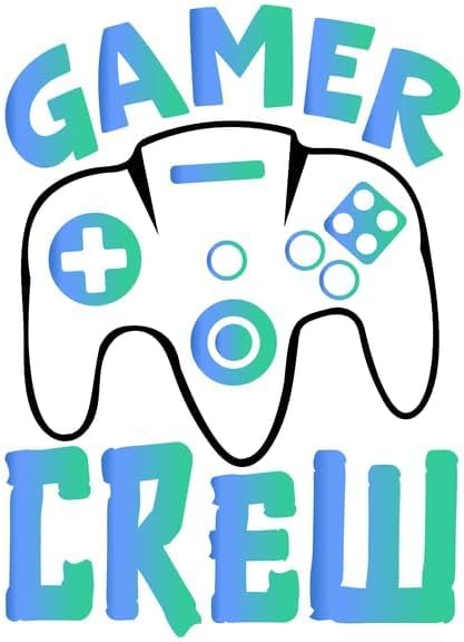 Inspirational Quote Gamer Crew Beautiful Motivational Sticker Vinyl Decal Motivation Stickers- 5" Vinyl Sticker Waterproof