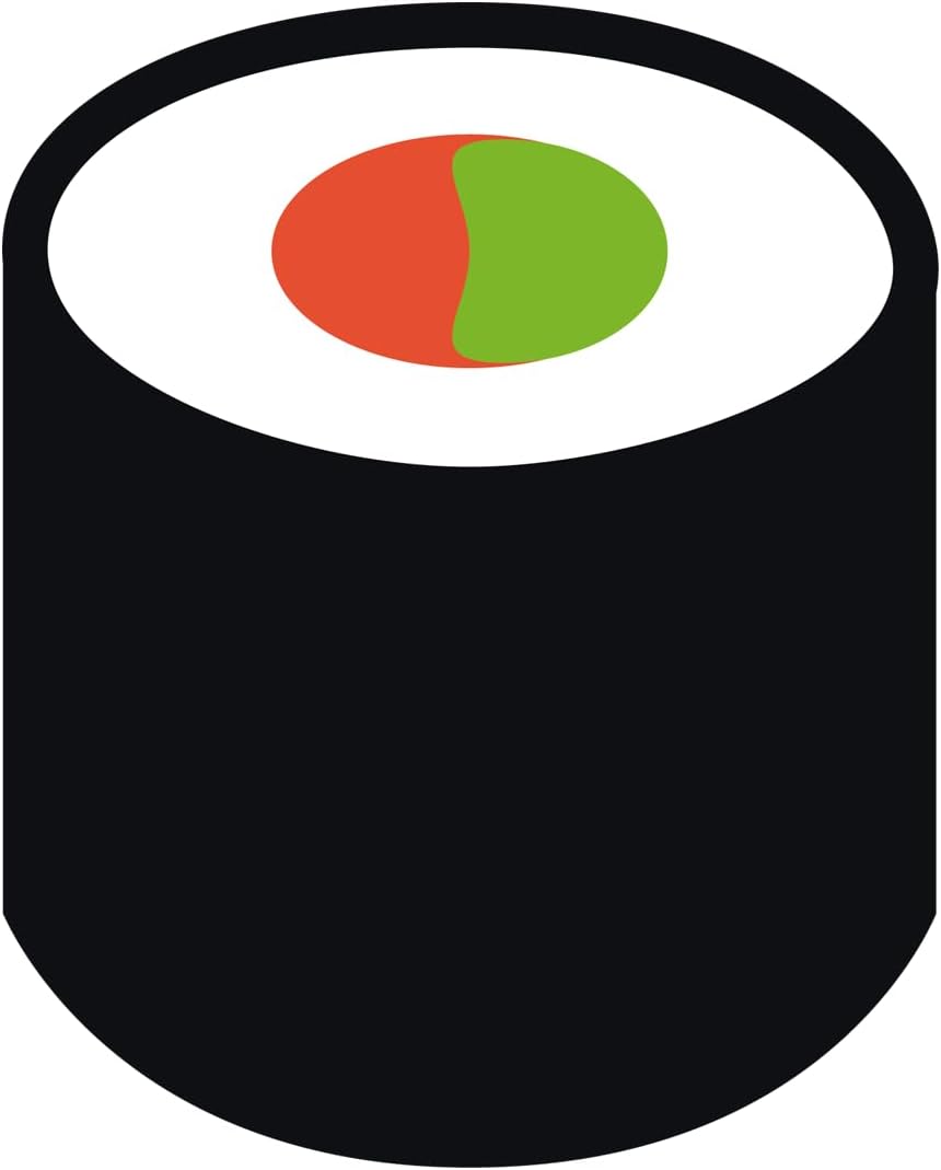 Inspirational Quote Sushi Roll Sticker- Motivational Sticker Vinyl Decal Motivation Stickers- 5" Vinyl Sticker Waterproof