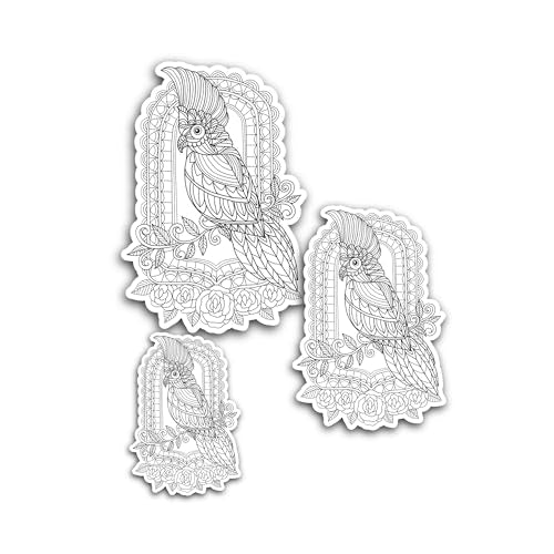 2 (Pieces) 3" and 5" JDM Beginner Mark Sticker, Waterproof Vinyl Decals for Many Purpose Like Cars,