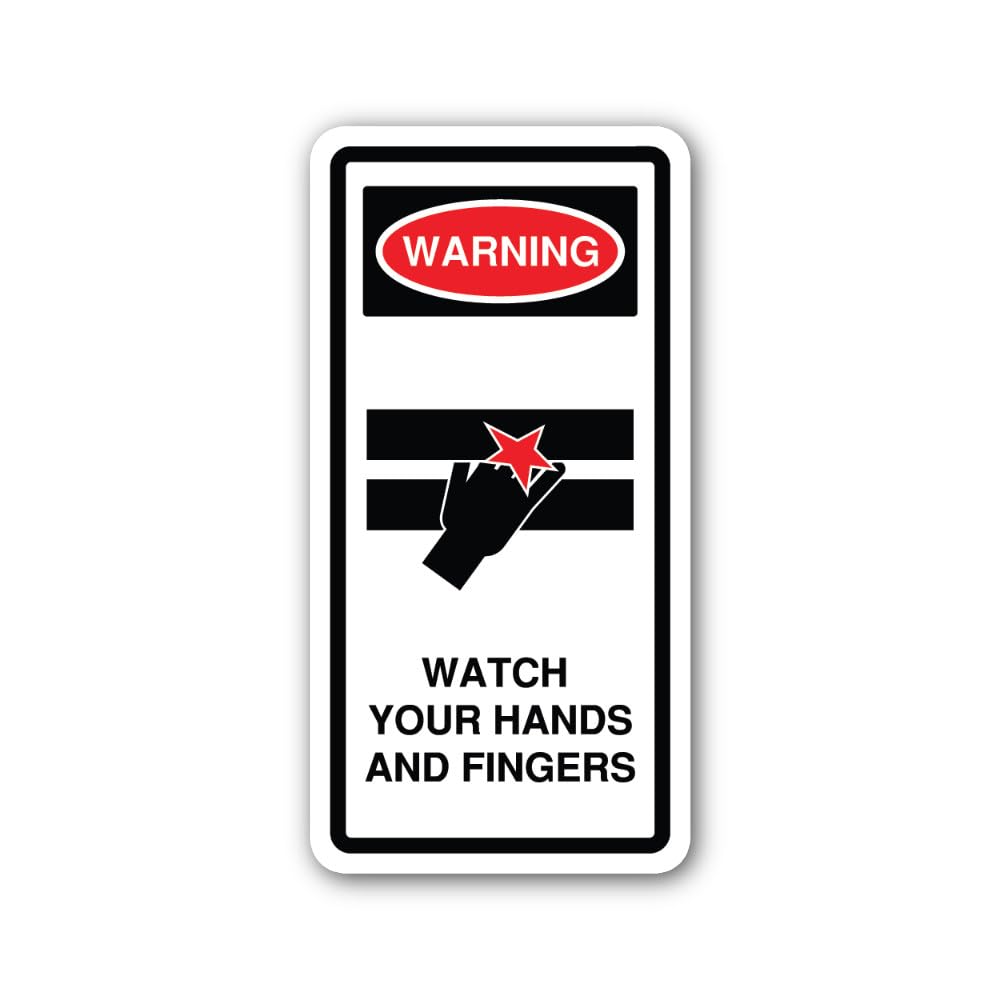 2 (Pieces) 3" and 5" Promote workplacesafety Sticker, Waterproof Vinyl Decals for Many Purpose Like