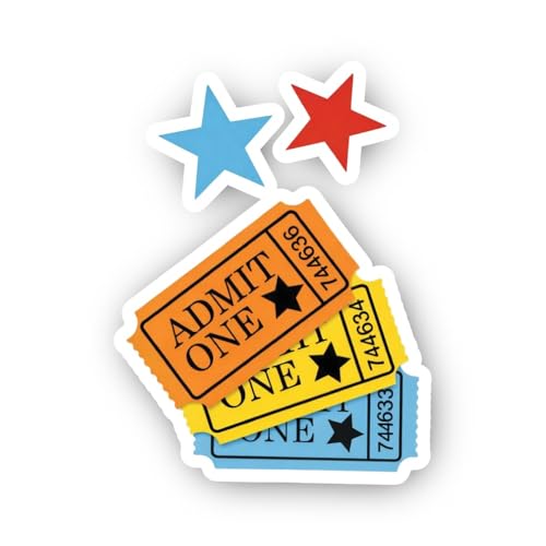 2 (Pieces) 3" and 5" a Branch of a Orange Sticker, Waterproof Vinyl Decals for Many Purpose Like Car