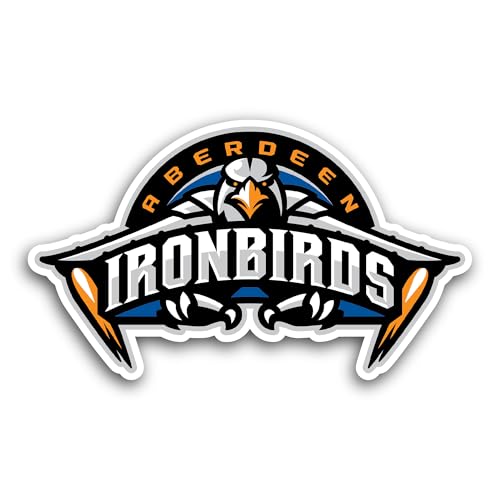 2 (Pieces) 3" and 5" IronB1rds Logo Sticker, Waterproof Vinyl Decals for Many Purpose Like Cars, Tru