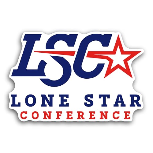 2 (Pieces) 3" and 5" L0ne Star Conference Sticker, Waterproof Vinyl Decals for Many Purpose Like Car