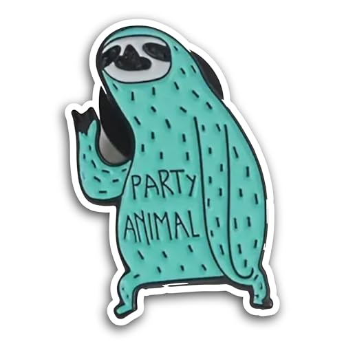 2 (Pieces) 3" and 5" Party Animal Sticker, Waterproof Vinyl Decals for Many Purpose Like Cars, Truck