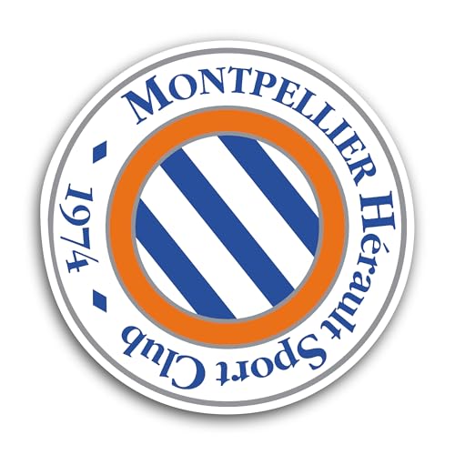 2 (Pieces) 3" and 5" M0ntpellier Sticker, Waterproof Vinyl Decals for Many Purpose Like Cars, Trucks