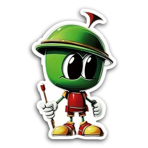 2 (Pieces) 3" and 5" Happy Camper Decal Sticker, Waterproof Vinyl Decals for Many Purpose Like Cars,