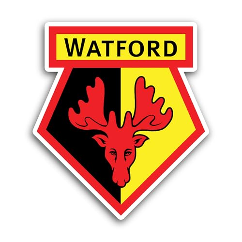 2 (Pieces) 3" and 5" Watf0rd Sticker, Waterproof Vinyl Decals for Many Purpose Like Cars, Trucks, La