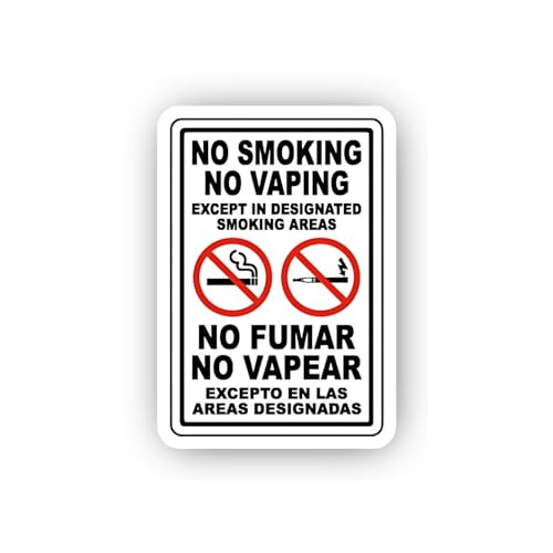 2 (Pieces) 3" and 5" Debris and Noise Hazard Safety Notice Sticker, Waterproof Vinyl Decals for Many