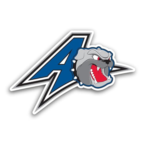 2 (Pieces) 3" and 5" Asheville Bulld0gs Sticker, Waterproof Vinyl Decals for Many Purpose Like Cars,