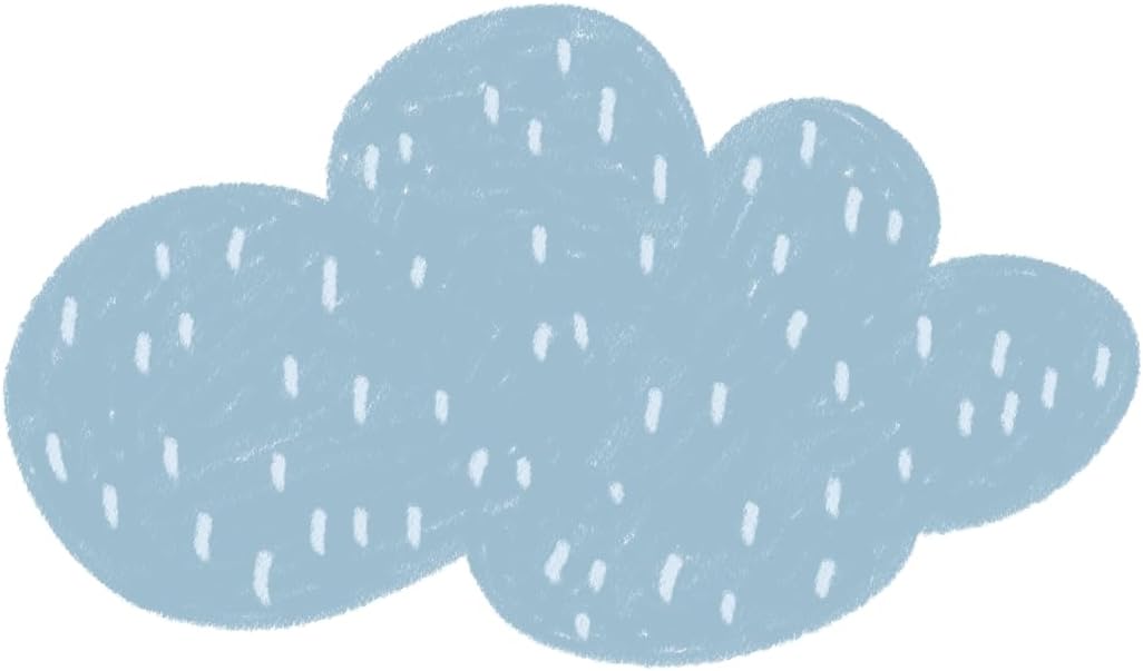 Inspirational Quote Raining Cloud Sticker- Motivational Sticker Vinyl Decal Motivation Stickers- 5" Vinyl Sticker Waterproof