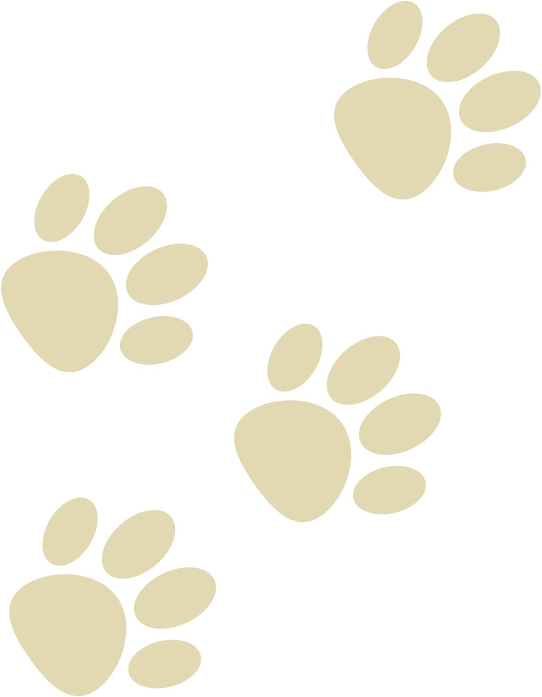 Inspirational Quote "Foot Steps of Dogs" Motivational Sticker Vinyl Decal Motivation Stickers- 5" Vinyl Sticker Waterproof