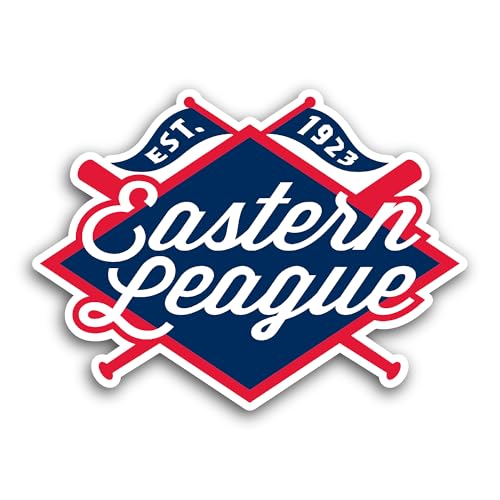 2 (Pieces) 3" and 5" Eastern L3ague Sticker, Waterproof Vinyl Decals for Many Purpose Like Cars, Tru