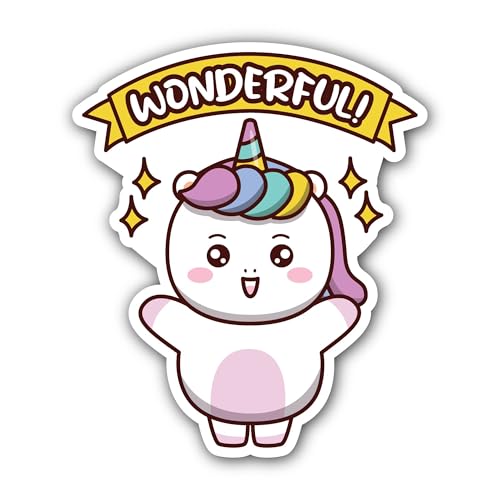 2 (Pieces) 3" and 5" Mummy's Face Sticker, Waterproof Vinyl Decals for Many Purpose Like Cars, Truck